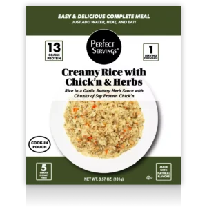 Creamy Rice with Chick'n & Herbs package front